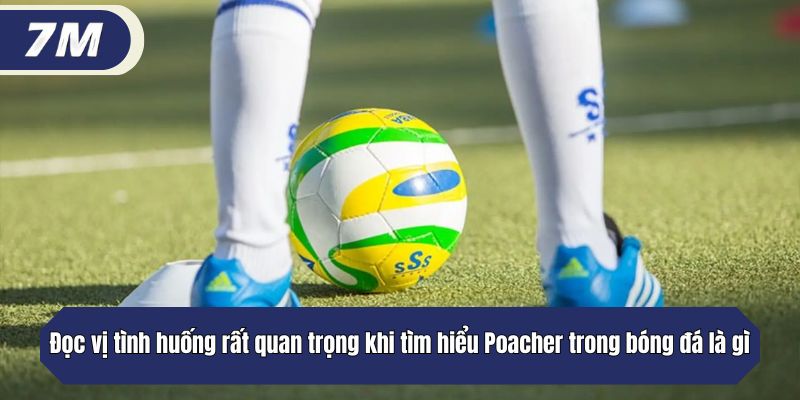 Đọc vị tình huống là kỹ năng quan trọng khi tìm hiểu Poacher trong bóng đá là gì